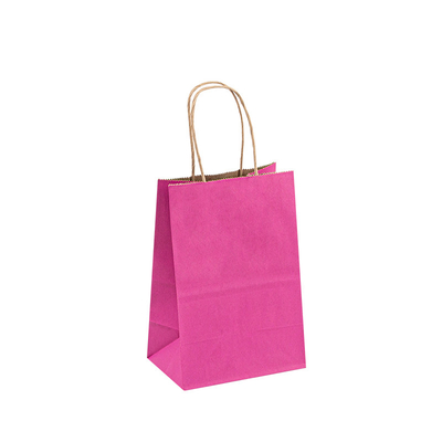 Luxury Custom Size Package Paper Handle Paper Bag Kraft Paper Shopping Bag